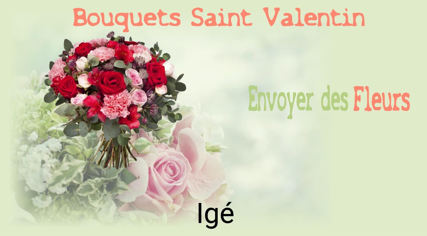 Roses de Saint-Valentin livrées à Igé